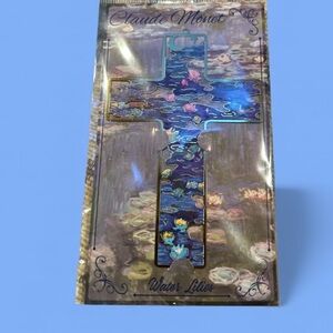 Claude Monet Water Lilies Cross Bookmark-NIP